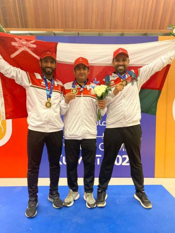 阿曼射击队在科威特锦标赛中获得7枚金牌