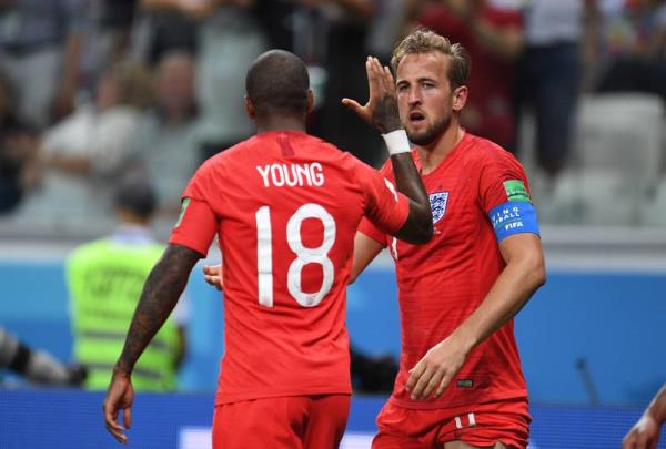 14) The 2018 World Cup group stages in Russia and England beat Tunisia 2-1 in Volgograd on June 18, with Kane getting both. Getty